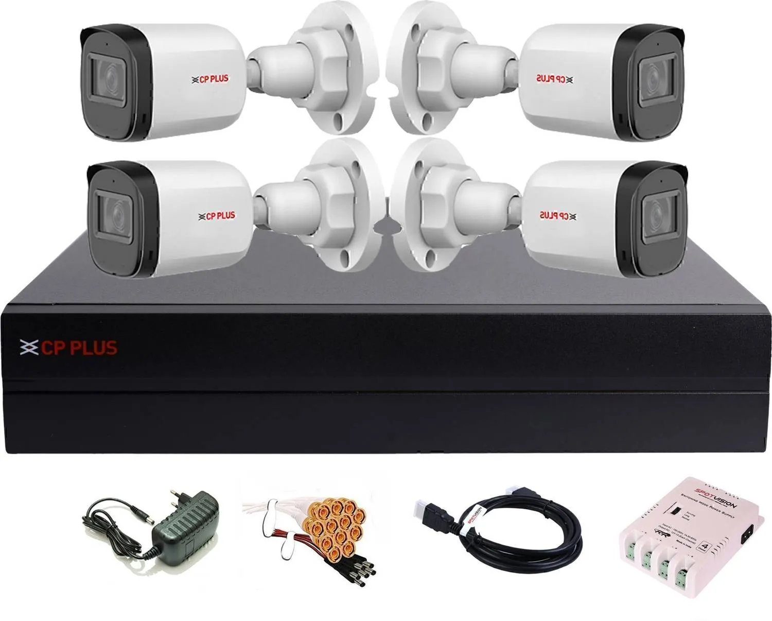 CP PLUS 4 Channel HD DVR 1080P,C203 Security Camera