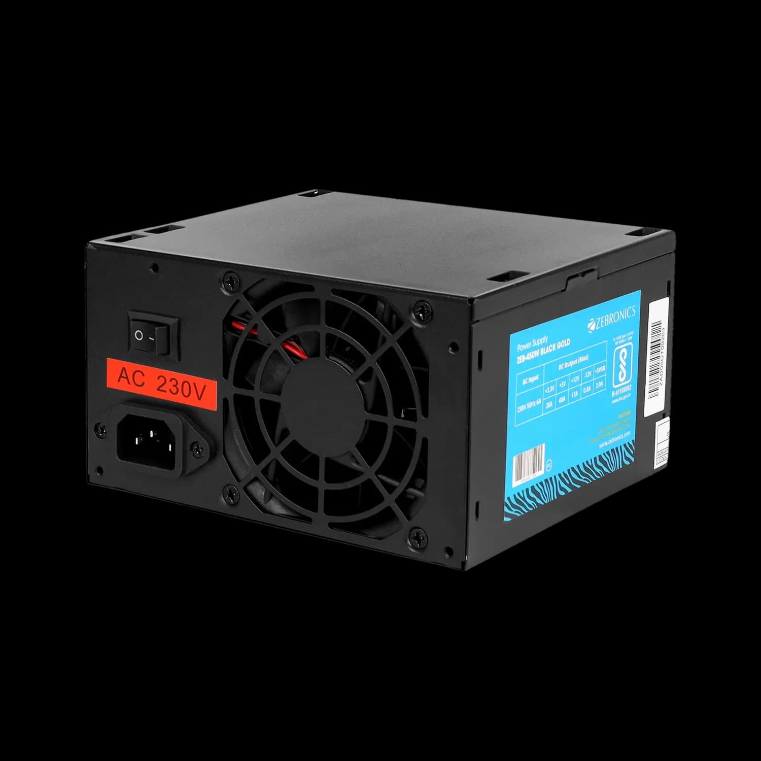 ZEBRONICS Zeb-450W Black Gold
